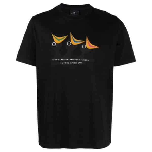 Paul Smith Black Birds T shirt front