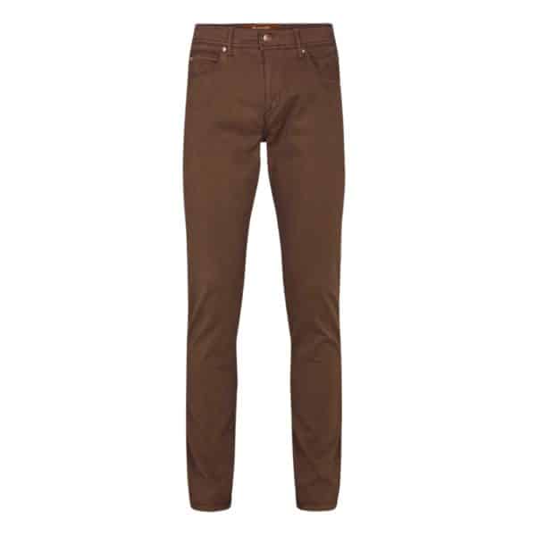 Sand Copenhagen Suede Touch Burton Mid Brown Five Pocket Jeans