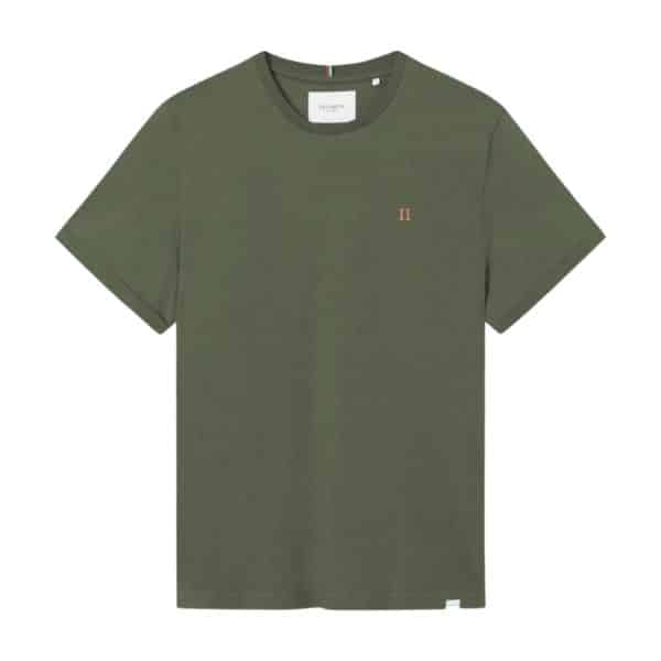 Les Deux Norregaard Olive NightOrange T Shirt