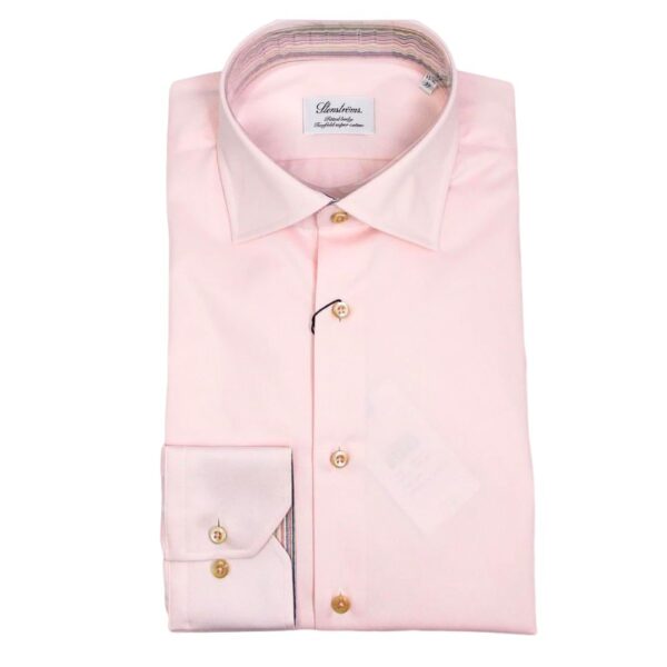 Stemstroms Pink Twill Twofold Shirt