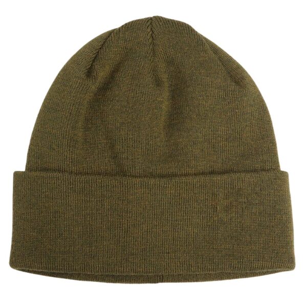 BARBOUR HEALEY OLIVE BEANIE 1