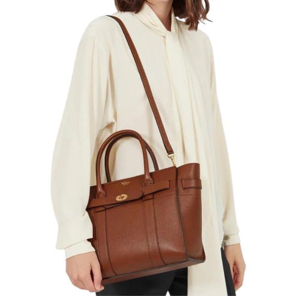 Mulberry Oak small zipped shoulder