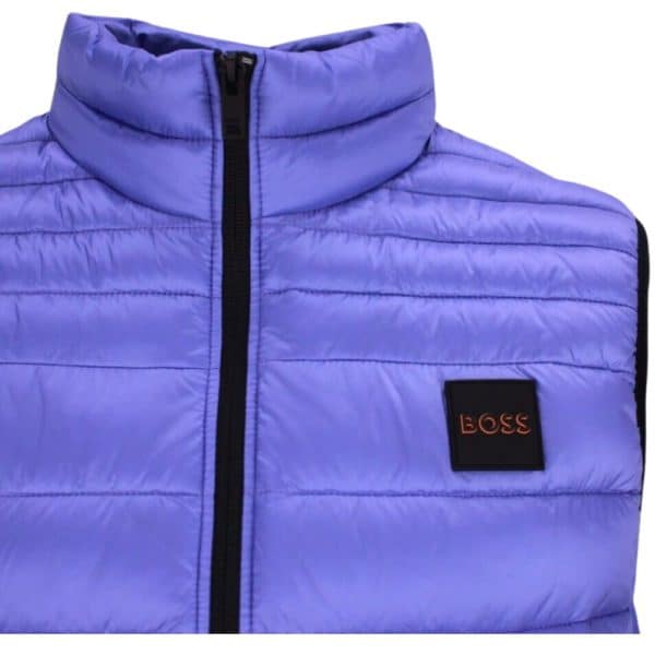 BOSS Purple gilet close