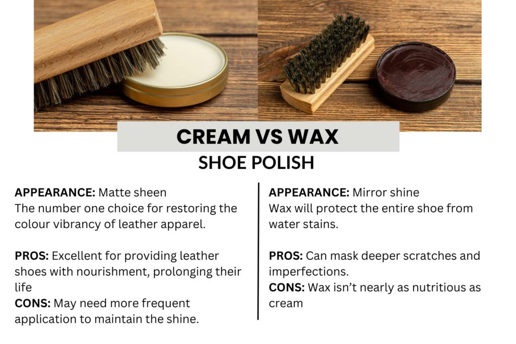 Cream vs wax polish menswearonline
