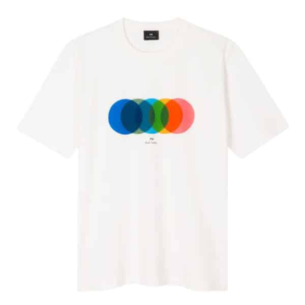 PS Circle pattern T Shirt Front