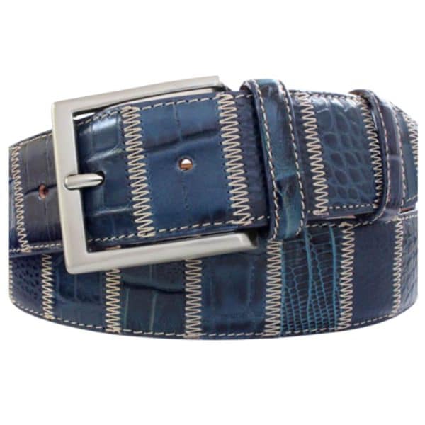 Robert Charles Blue Patch Belt 1