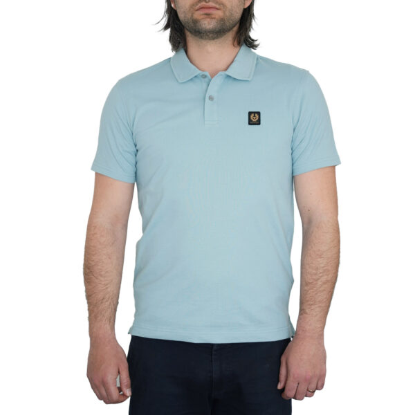 Belstaff Cotton Micro Pique Skyline Blue Monitor Polo 1