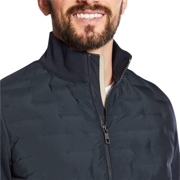 Bugatti Mix Media Stretch Navy Hybrid Jacket 3