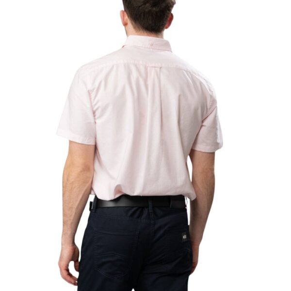 GANT Regular Fit Pink Short Sleeve Oxford Shirt 2