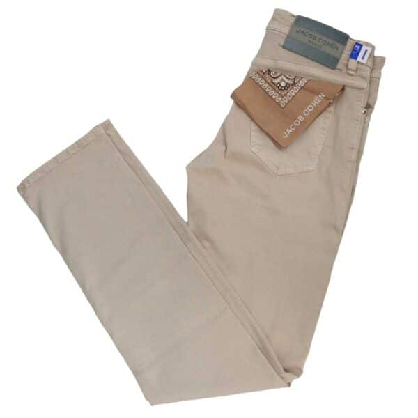 Jacob Cohen Bard Gabardine Super Stretch Beige Jeans 1