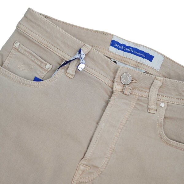 Jacob Cohen Bard Gabardine Super Stretch Beige Jeans 2