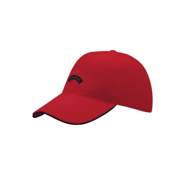 Paul Shark Moon Logo Red Baseball Cap