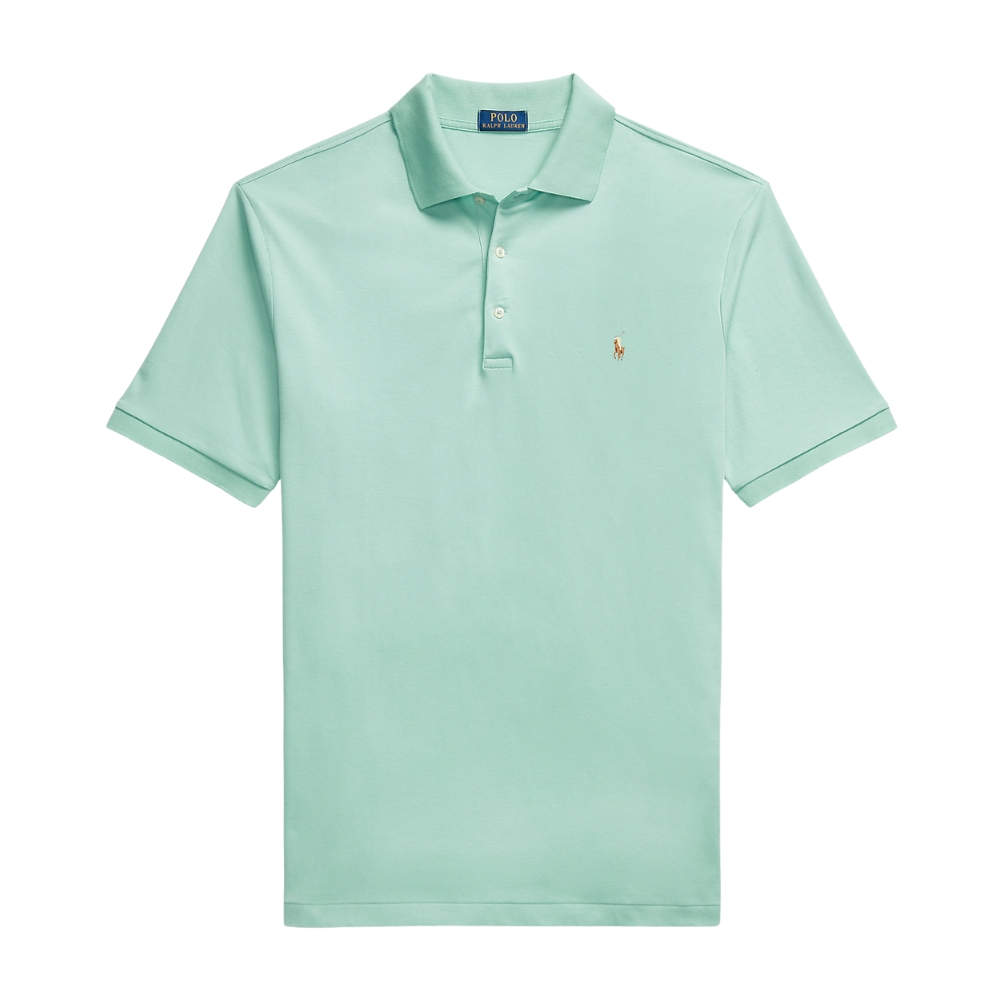 Polo Ralph Lauren Custom Slim Fit Soft Cotton Green Polo Shirt