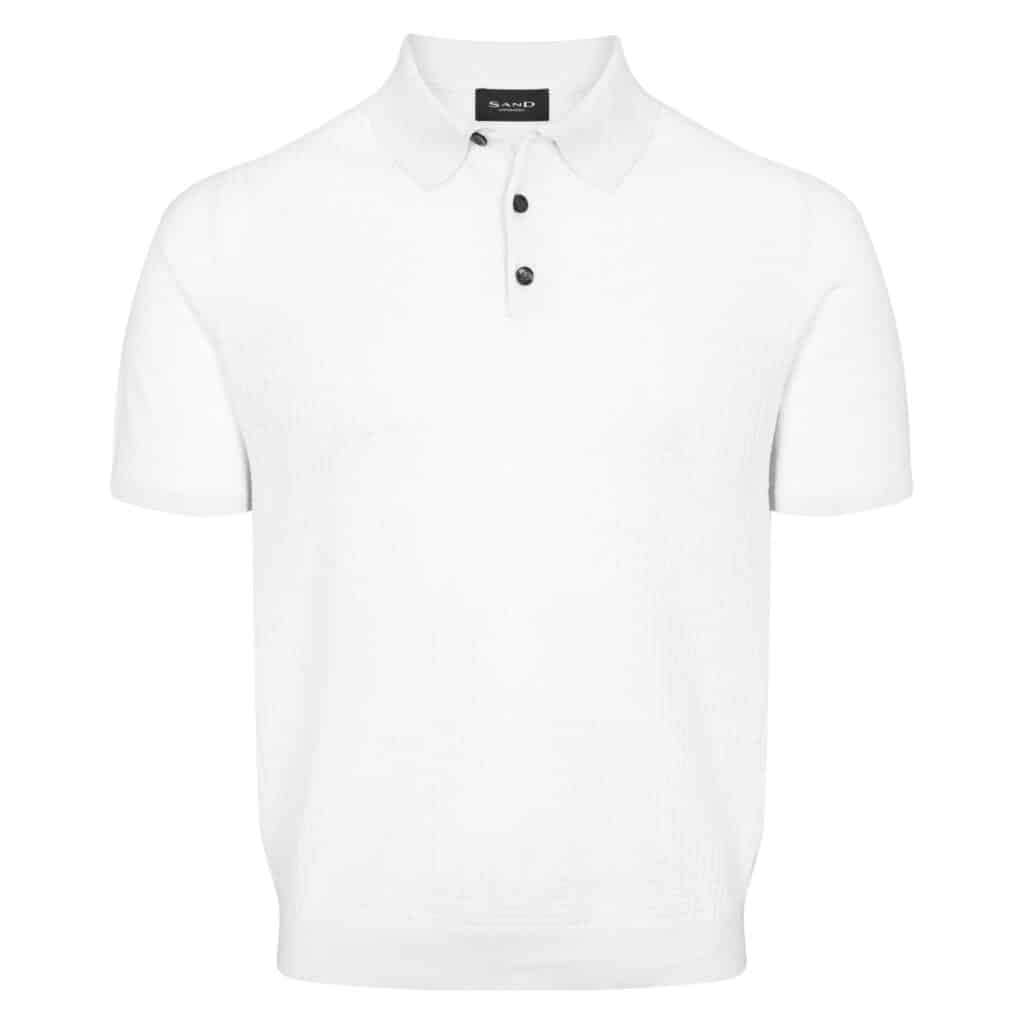 Sand Copenhagen White Retro Polo shirt