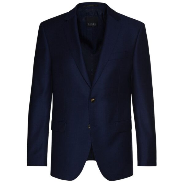 DIGEL Textured Pin Dot Blue Suit 1