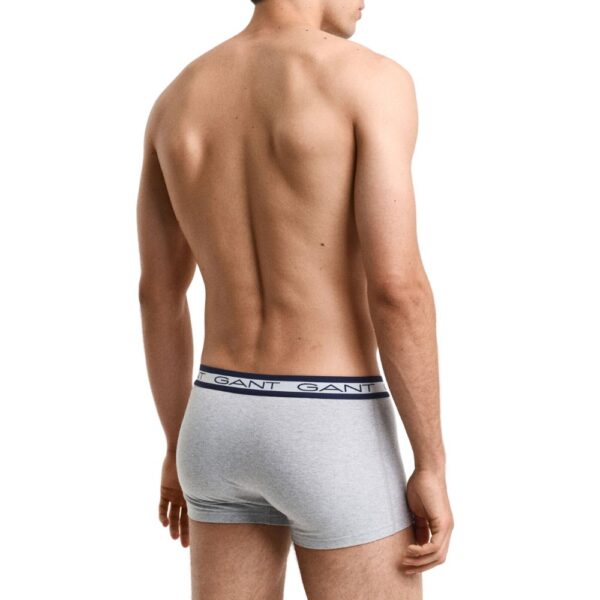 Gant Light Grey Melange 3 Pack Core Trunks 2