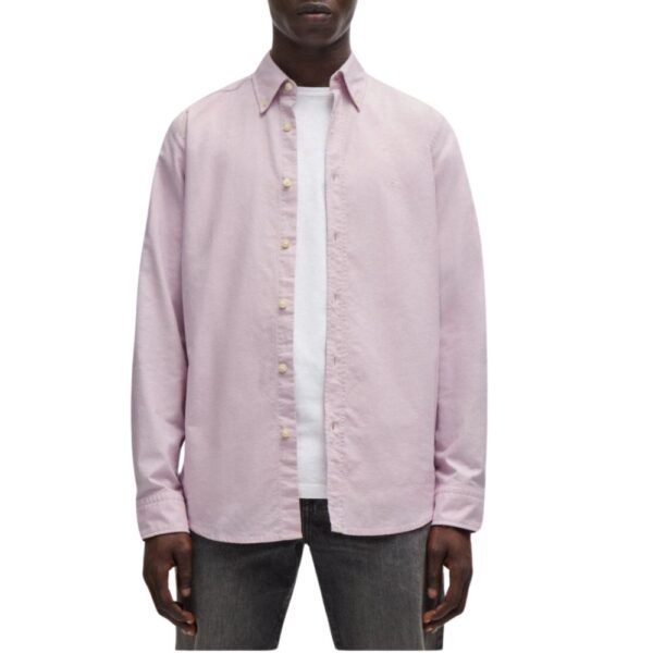 BOSS Rickert Regular Fit Light Pink Shirt