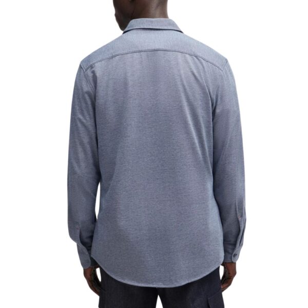 BOSS Slim Fit Shirt in Melange Cotton Pique 2