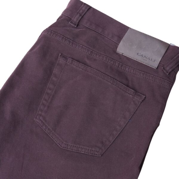 Canali Burgundy Jeans 2