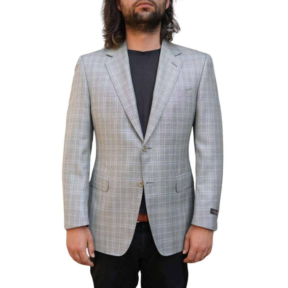 Canali Check Silver Smart Jacket