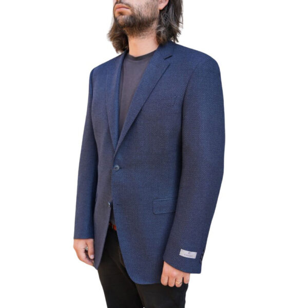 Canali Flecked Navy Smart Jacket