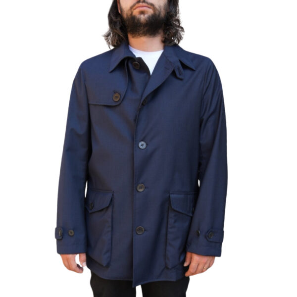 Canali navy coat