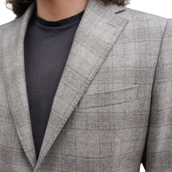 Eduard Dressler Windowpane Jacket closeup