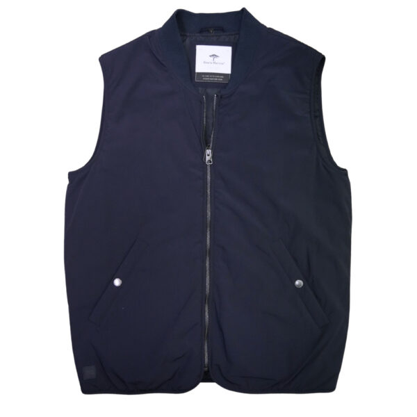 FYNCH HATTON NAVY GILET MO