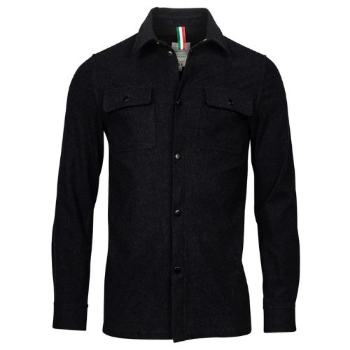 Giordano Anthracite Flannel Overshirt