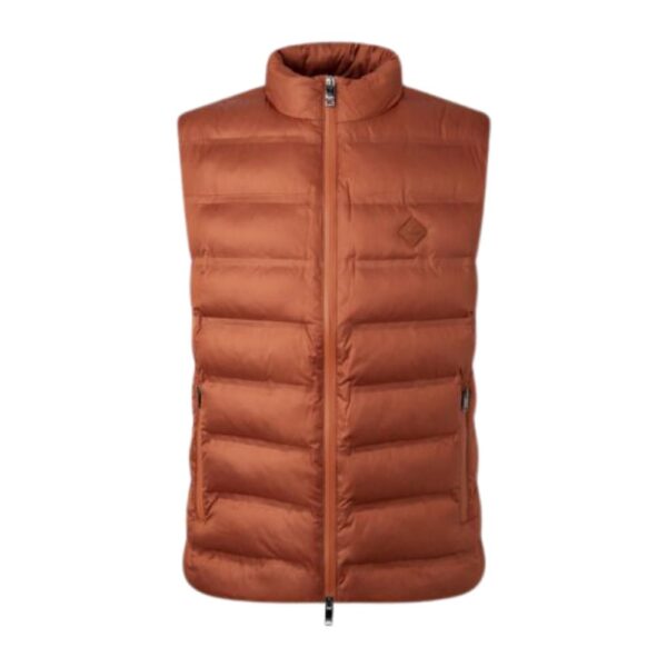 Hackett LIGHTWEIGHT PADDED GILET IN ORANGE