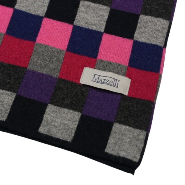 Mazelli Multi Check Scarf fabric