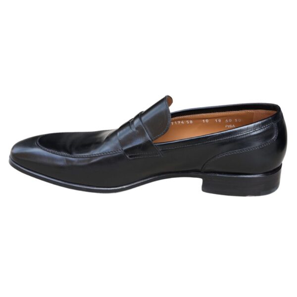 Stemar Black Leather Loafers 3