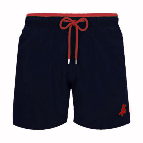 VILEBREQUIN Navy Red Swim Shorts