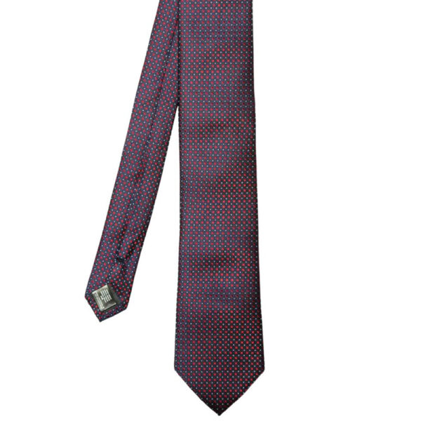 Amanda Christensen Wine Jacquard Tie And Paisley Pocket Square 3