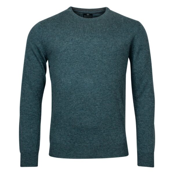 BAILEYS Speckled Marine Blue Crew Neck Jumper 1