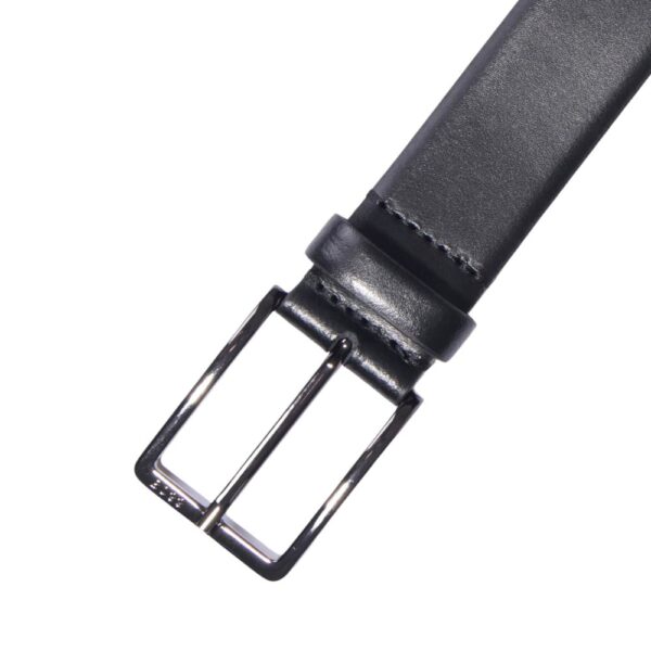 BOSS Black Erman Smooth Leather Black Belt 2