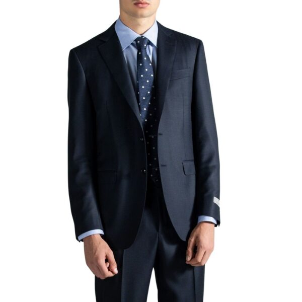 CANALI Navy Birdseye Suit 4