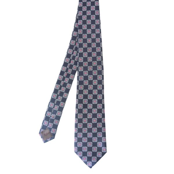 CANALI Navy Mosaic Tie