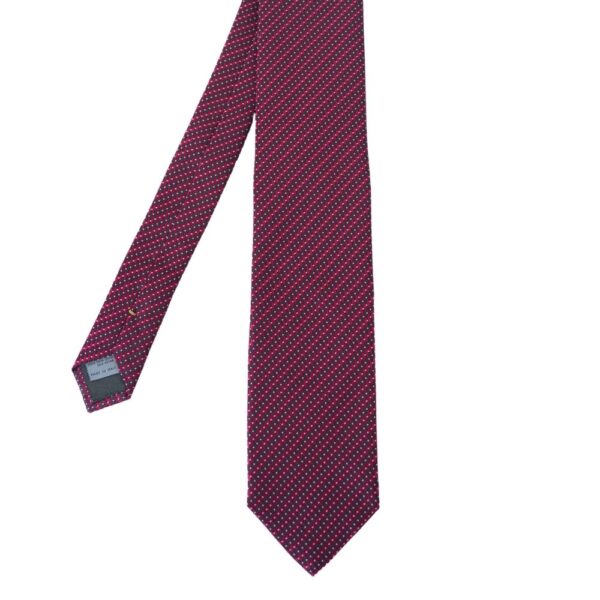 CANALI Red Oval Patterned Tie 1