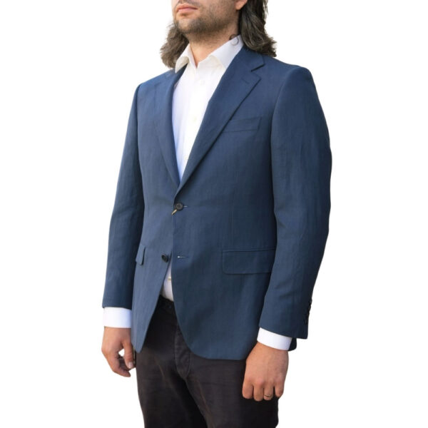 Canali Blue Smart Jacket side