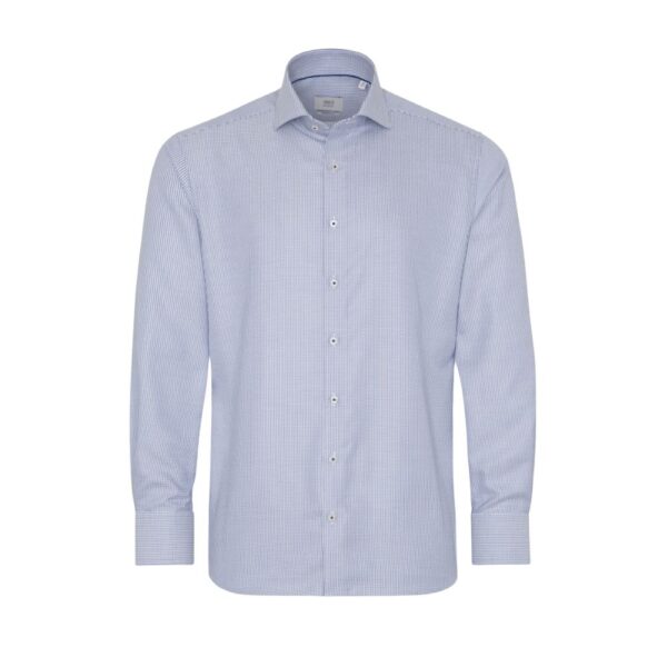 ETERNA 1863 Dogtooth Blue Shirt