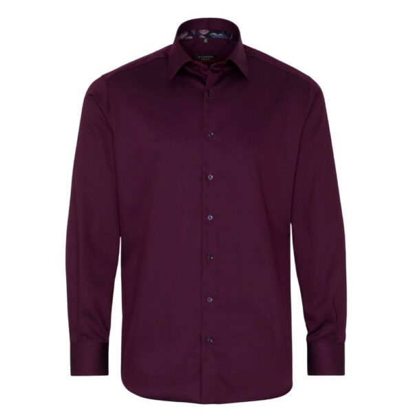 ETERNA 1863 Modern Fit Dark Purple Shirt