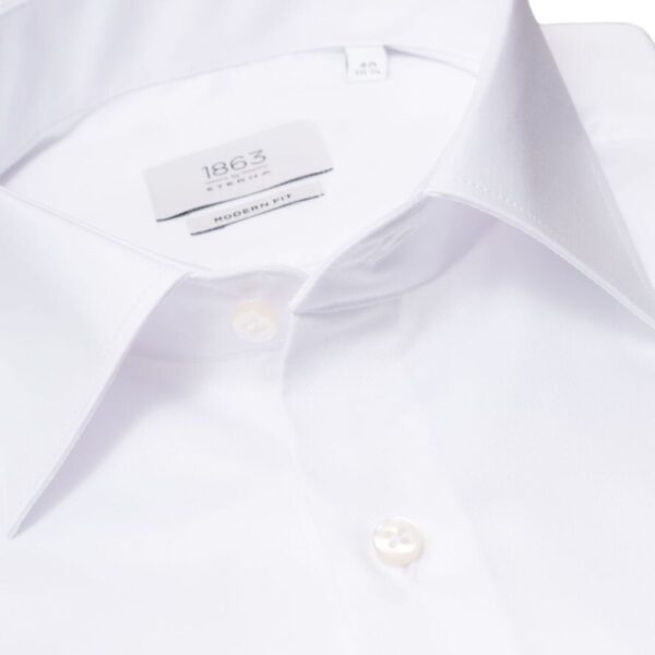 ETERNA Modern Fit Cotton White Shirt Collar