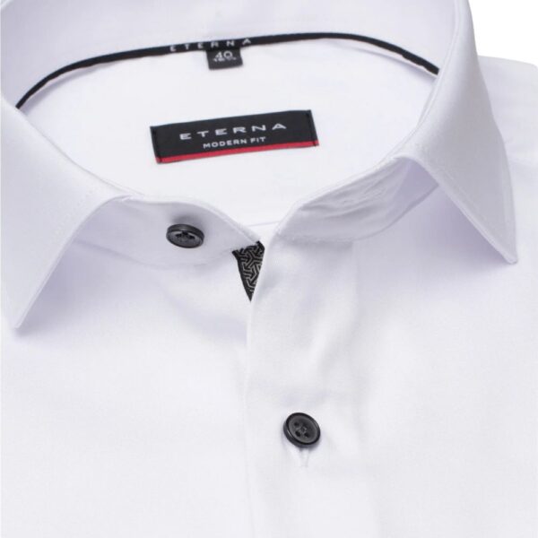 ETERNA Modern Fit White Shirt Collar