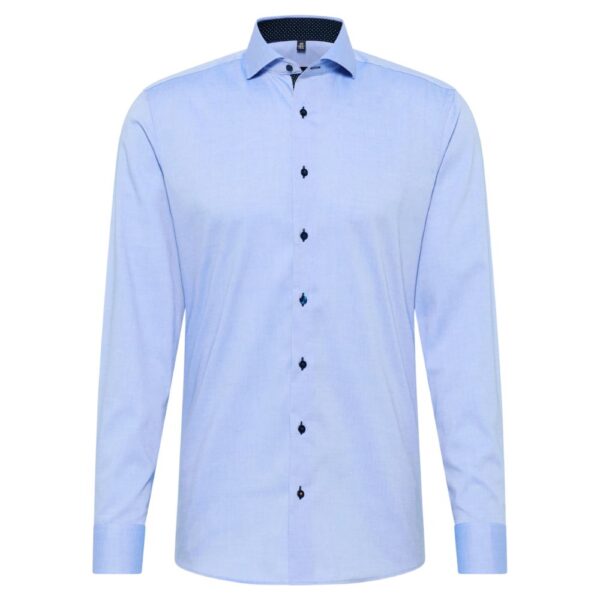 ETERNA Slim Fit Blue Shirt