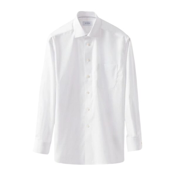 ETON Classic Fit Signature Twill White Shirt 2