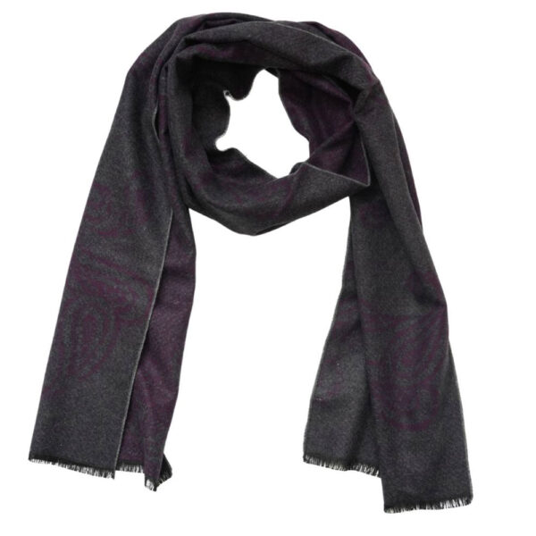 Eterna Grey and Purple Scarf