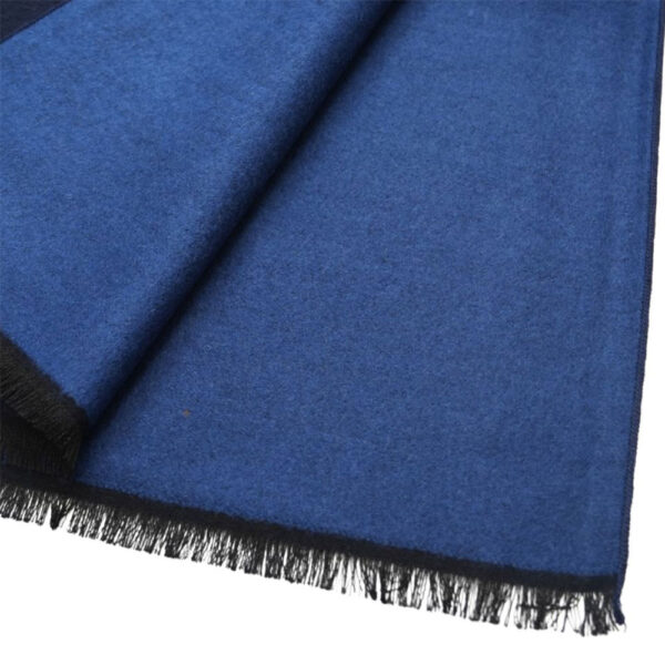 Eterna Navy Blue Scarf detail