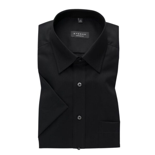 Eterna Short Sleeve Black Shirt