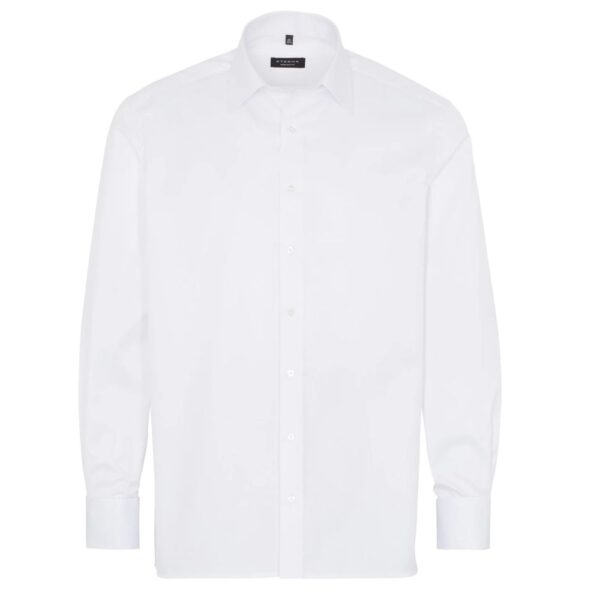 Eterna white shirt with french cuff comfort fit 4